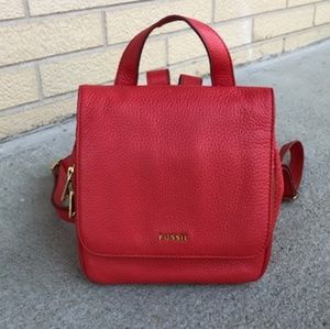 Fossil Small leather Preston Backpack